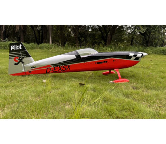 Avion Voltige - PilotRC- EXTRA 330SX - (env. 2,63m) - gris roir rouge