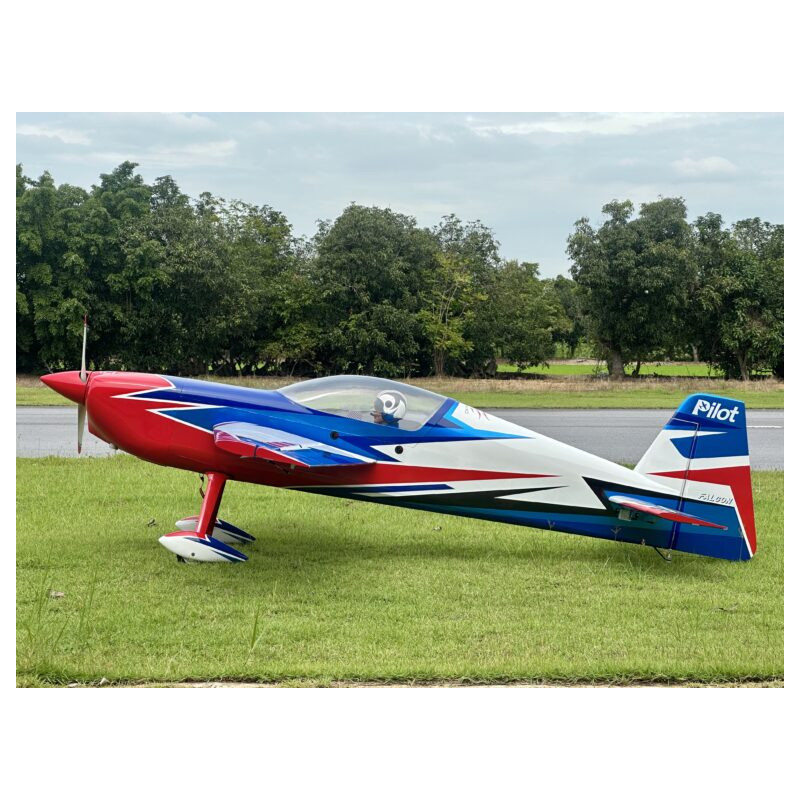 Aereo Acrobatico - PilotRC - Raven 103 (ca. 2,62 m) - Blu Bianco Rosso