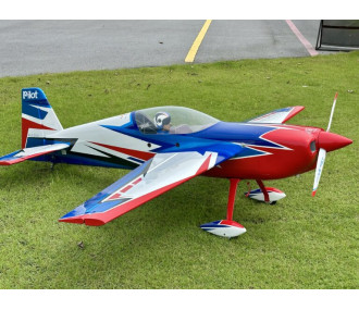 Aereo Acrobatico - PilotRC - Raven 103 (ca. 2,62 m) - Blu Bianco Rosso