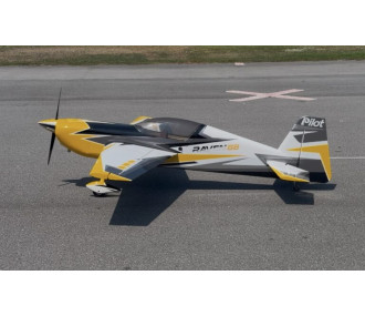 Avión acrobático - PilotRC - Raven 103 (aprox. 2,62 m) - Amarillo negro blanco