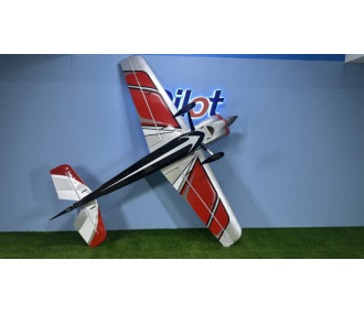 Aereo Acrobatico - PilotRC - SBACH342 - (ca. 2.63m) - grigio rosso nero