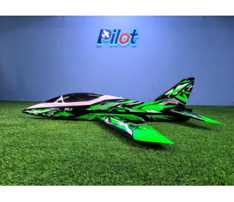 Jet - PilotRC - Matrix 96 - (aprox. 2,4 m) - verde negro blanco