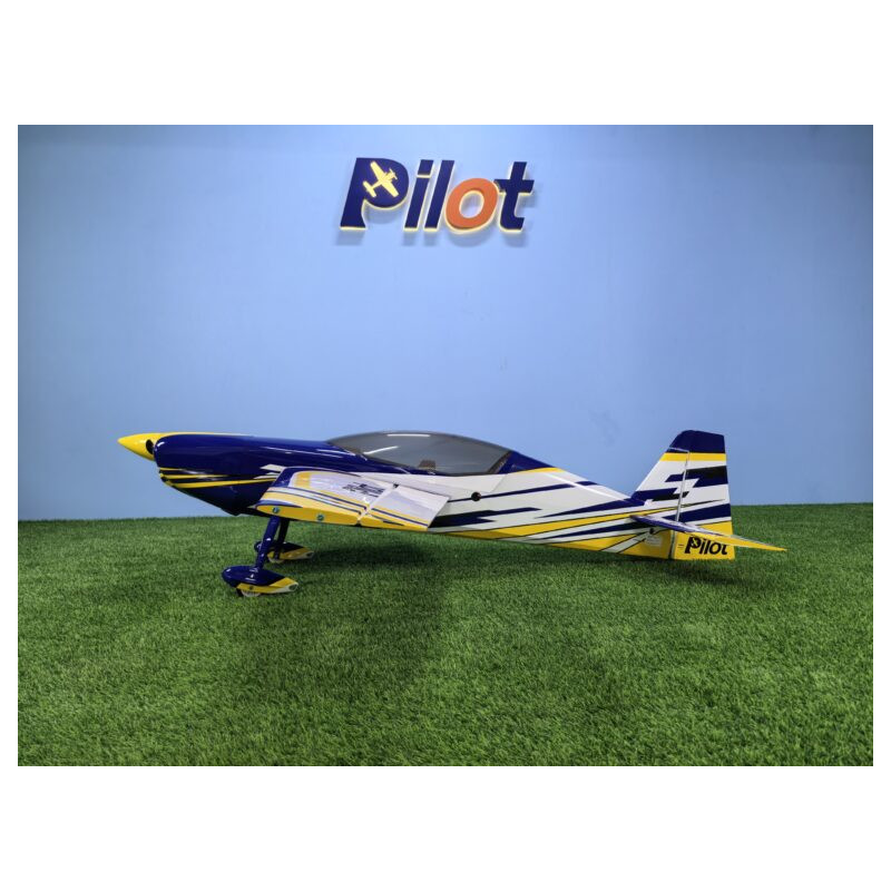 Aereo acrobatico - PilotRC - EXTRA NG-78 - (circa 1,97 m) - blu bianco giallo