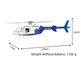 FLY WING - Hélicoptère - Bell 407 - AirLife - RTF