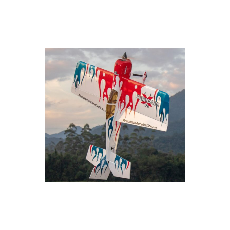 Avion Precision Aerobatics Addiction X (V3) Blanc ARF env.1.27m