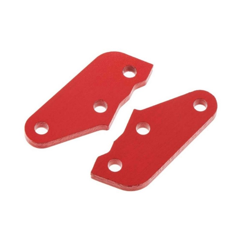 ARRMA AR340072 Steering Plate A Aluminum Red (2)