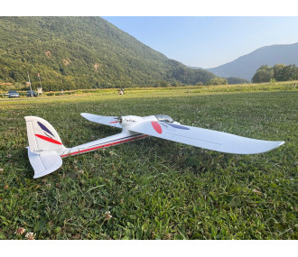 Motoplaneur - Fox Roméo - Topmodel - (env. 1.5m) Bleu blanc rouge