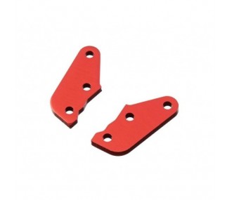 ARRMA AR340106 Steering Plate B Aluminum Red SENTON (2)