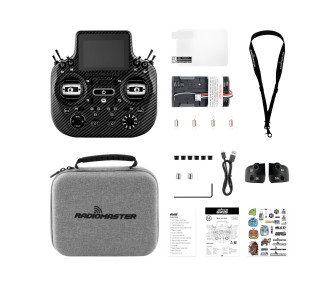 Radiomaster GX15 Max - Noire - manche à effet hall