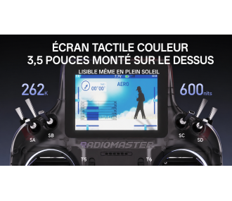 Radiomaster GX15 Max - Transparente - manche à effet hall