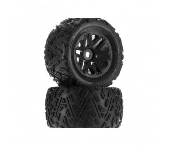 ARRMA AR550010 Juego de Neumáticos Sand Scorpion MT 6S Negro Pegado