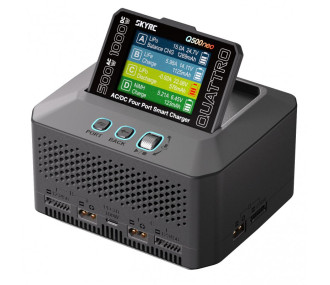 Q500neo Quattro AC/DC Smart Charger (AC max 500W -DC max 1000W total) SkyRC