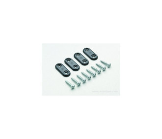 Cavaliers plats en nylon small train d'atterrissage 5 pièce