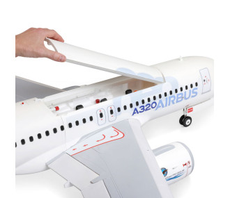 E-flite Airbus A320neo Twin 64mm EDF BNF Basic with AS3X+ and SAFE Select