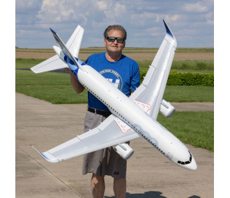 E-flite Airbus A320neo Twin 64mm EDF BNF Basic with AS3X+ and SAFE Select
