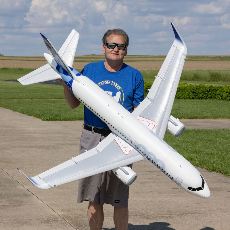 E-flite Airbus A320neo Twin 64mm EDF BNF Basic with AS3X+ and SAFE Select