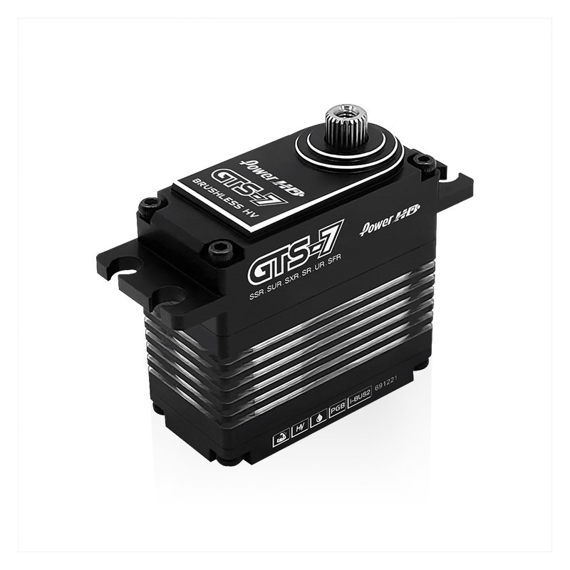 Servo GTS7 Brushless Boitier Alu HV (70kg/0.10s) Power HD