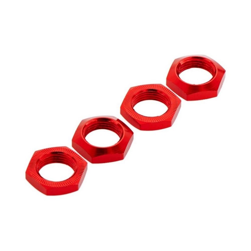 ARRMA AR330360 Aluminum Wheel Nut 17mm Red Nero (4)