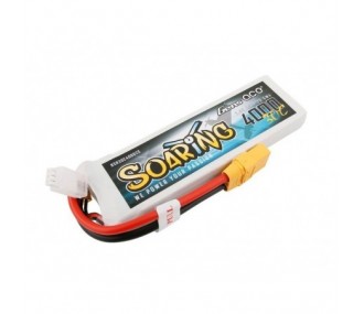 Batterie Gens Ace Soaring lipo 2S 7.4V 4000mAh 30C prise XT60