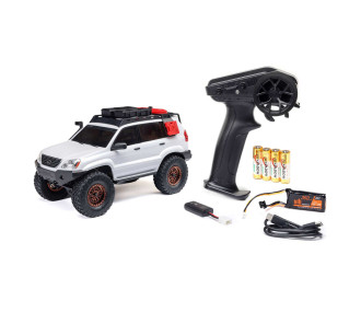 Axial 1/24 SCX24 Lexus GX 470 4X4 RTR Brushed Rock Crawler (Battery & Charger Included), Blanc