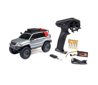 Axial 1/24 SCX24 Lexus GX 470 4X4 RTR Brushed Rock Crawler (Battery & Charger Included), gris