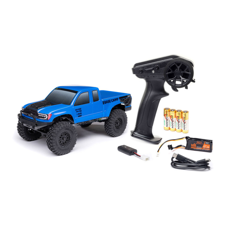 Axial 1/24 SCX24 Base Camp 4WD Rock Crawler RTR with battery and charger