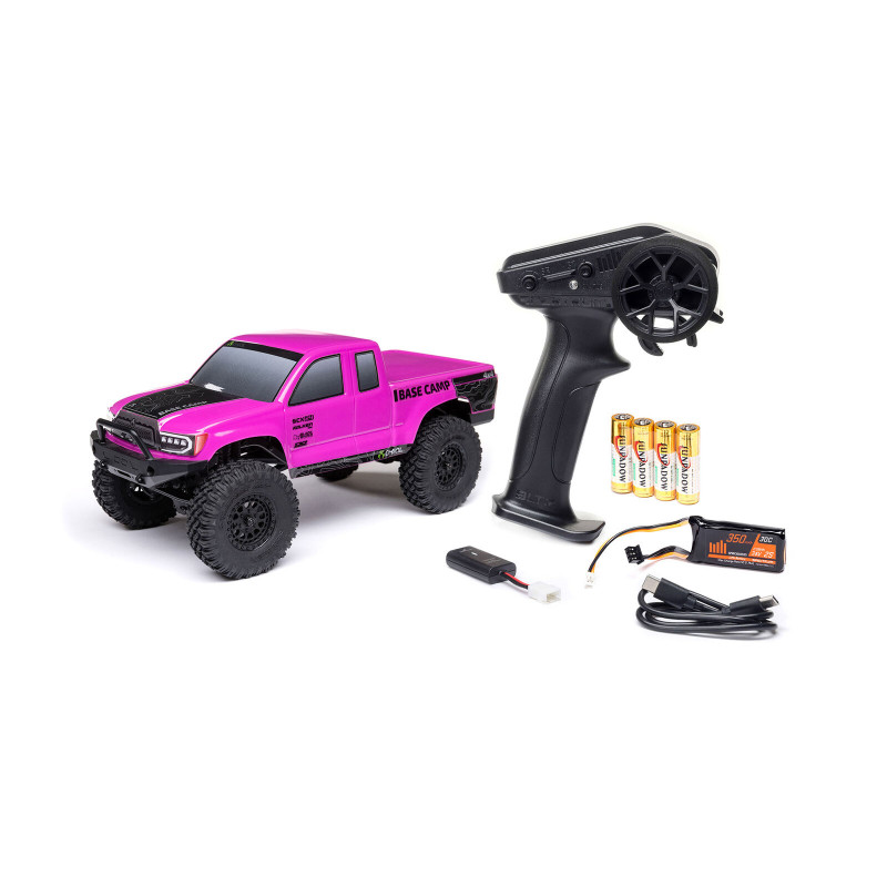 Axial 1/24 SCX24 Base Camp 4WD Rock Crawler RTR with battery and charger