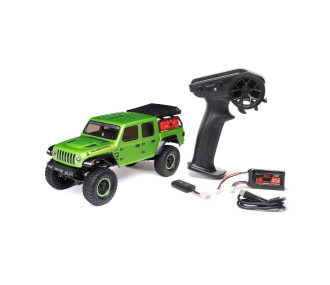 Jeep JT Gladiator 4x4 RTR SCX24 à l'échelle 1/24, crawler à moteur brushed (batterie et chargeur inclus)