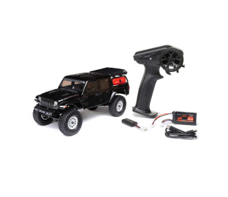 Jeep JT Gladiator 4x4 RTR SCX24 à l'échelle 1/24, crawler à moteur brushed (batterie et chargeur inclus)