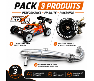 Serpent SRX8 PRO GP 1/8 4wd (SER600020) + moteur TT 3.5cc