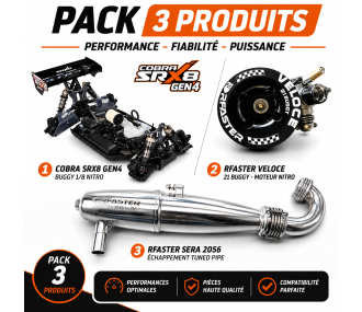 Serpent SRX8 Gen4 1/8 4wd GP SER600024 + moteur TT 3.5cc