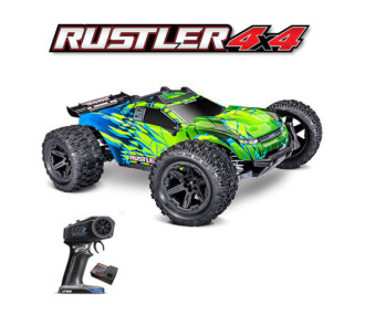 TRAXXAS RUSTLER 4X4 VX3 HD Vert