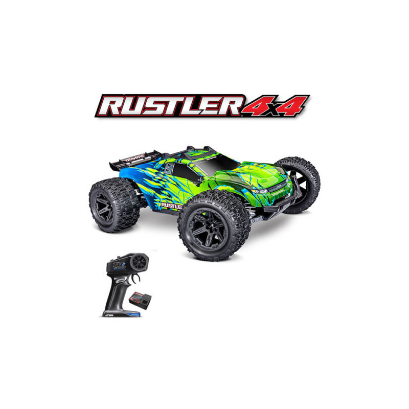 TRAXXAS RUSTLER 4X4 VX3 HD Vert