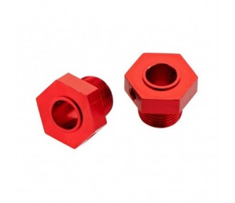 ARRMA AR330359 Rueda Hex Aluminio Rojo Nero (2)