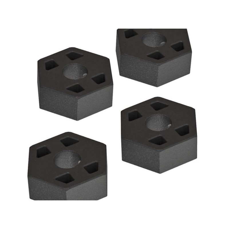 ARRMA AR310779 Juego de ruedas de material compuesto hexagonal 14mm (4) 4x4