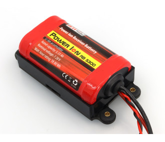 Batterie Rx LiIon 2S 7.2V 5300mAh Jeti