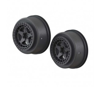 ARRMA AR510096 SC 2.2/3.0 Ruota 14 mm esagonale nera (2)