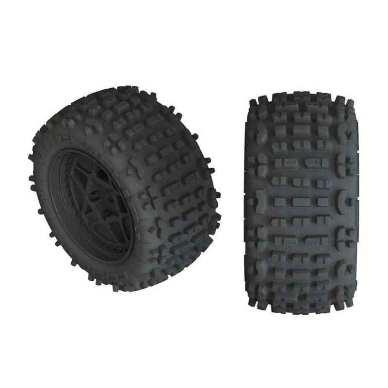 ARRMA AR550050 Backflip 4s Tyre/wheel Black