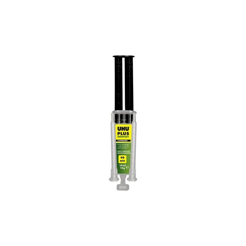 Colle époxy UHU Plus Endfest 90 min 15 g avec seringue