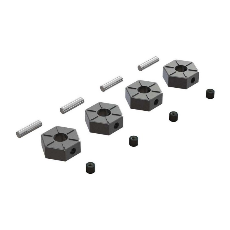 ARRMA AR310816 12mm Metal Wheel Hex (4)