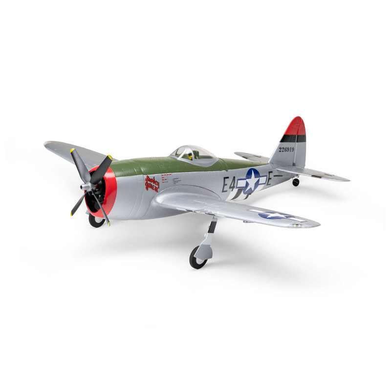 Micro P-47 Thunderbolt 625mm BNF Basic AS3X+ and SAFE Select E-Flite