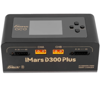 Caricabatterie Gens Ace iMars D300 G-Tech Channel AC/DC 300W/700W RC-EU Nero