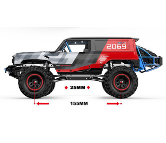 MJX Hyper GO - Crawler RC Ford Bronco R Baja 1000 4x4 1/18 RTR (HYH18P) 