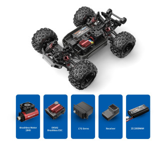 MJX Hyper GO - Truggy RC 16212 4x4 brushless 1/16 RTR (HY16212) 