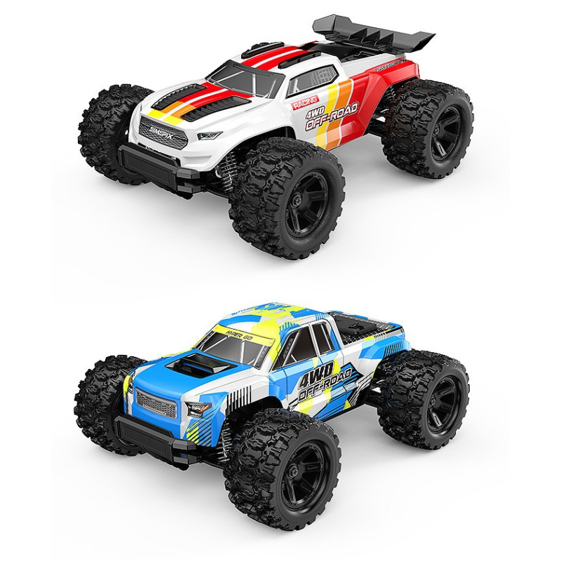 MJX Hyper GO - Monster truck RC 18208 4x4 à moteur à charbons 1/18 RTR (HY18208) 