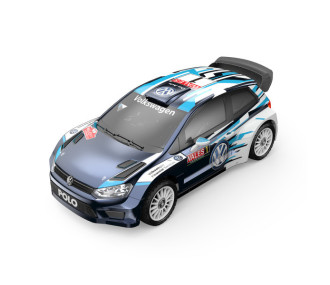 MJX Hyper GO - Voiture de rallye RC Volkswagen Polo R WRC 4x4 brushless 1/7 (HY7304) 