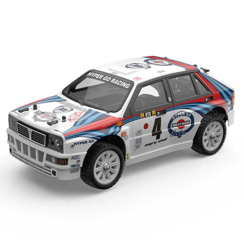 MJX Hyper GO - Voiture de rallye RC Lancia Delta 4x4 brushless 1/14 RTR (HY14302) 
