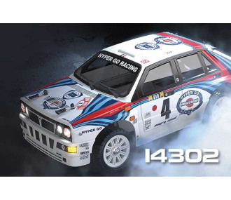 MJX Hyper GO - Voiture de rallye RC Lancia Delta 4x4 brushless 1/14 RTR (HY14302) 