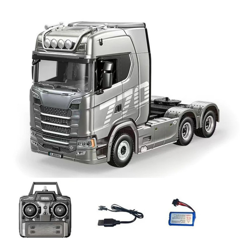 Huina - Camion tracteur RC Scania 770S V8 1/18 gris (CH1501G) 