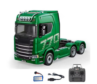 Huina - Camion tracteur RC Scania 770S V8 1/18 vert V2 (CH1501V) 